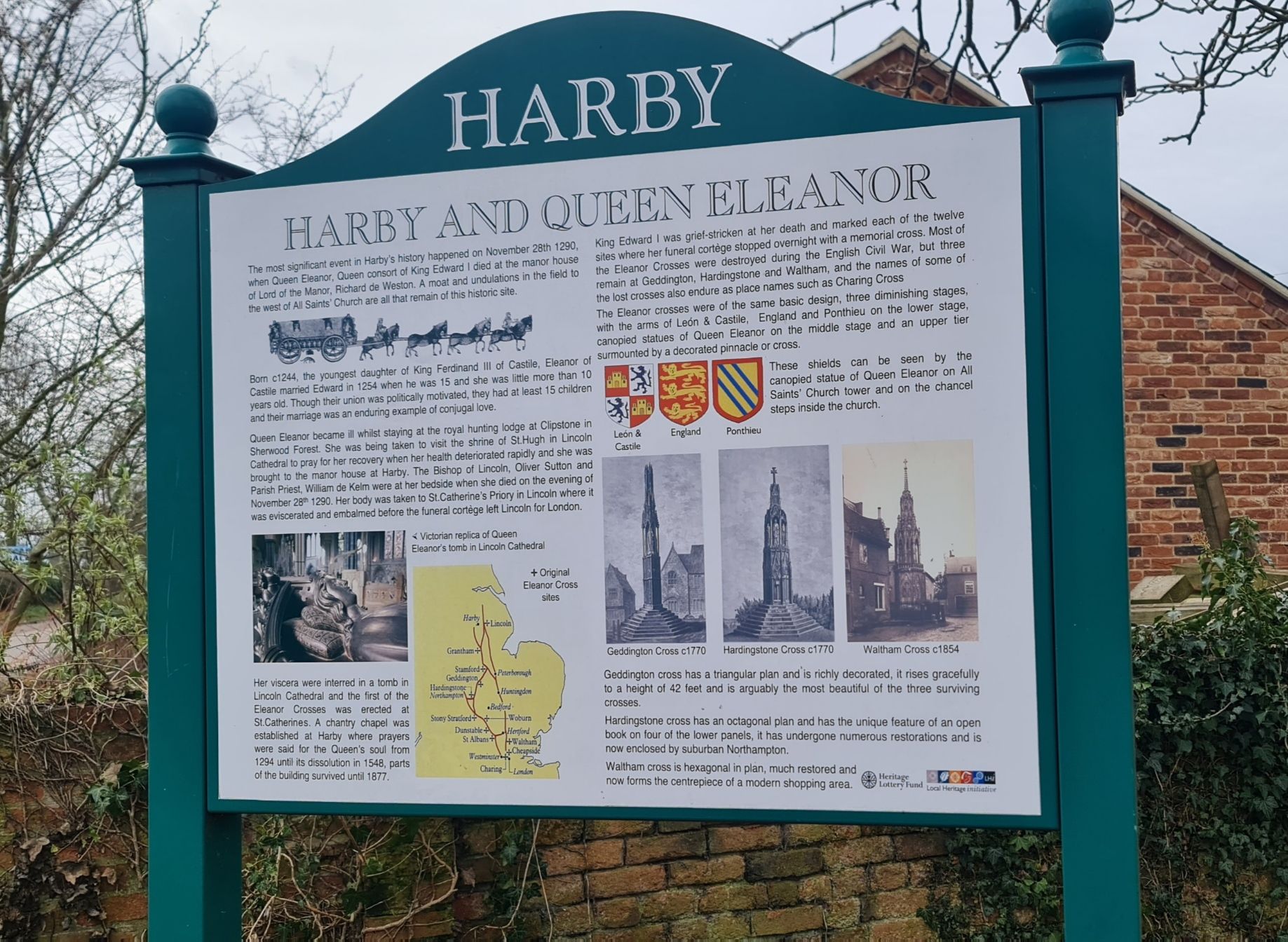 Harby information board